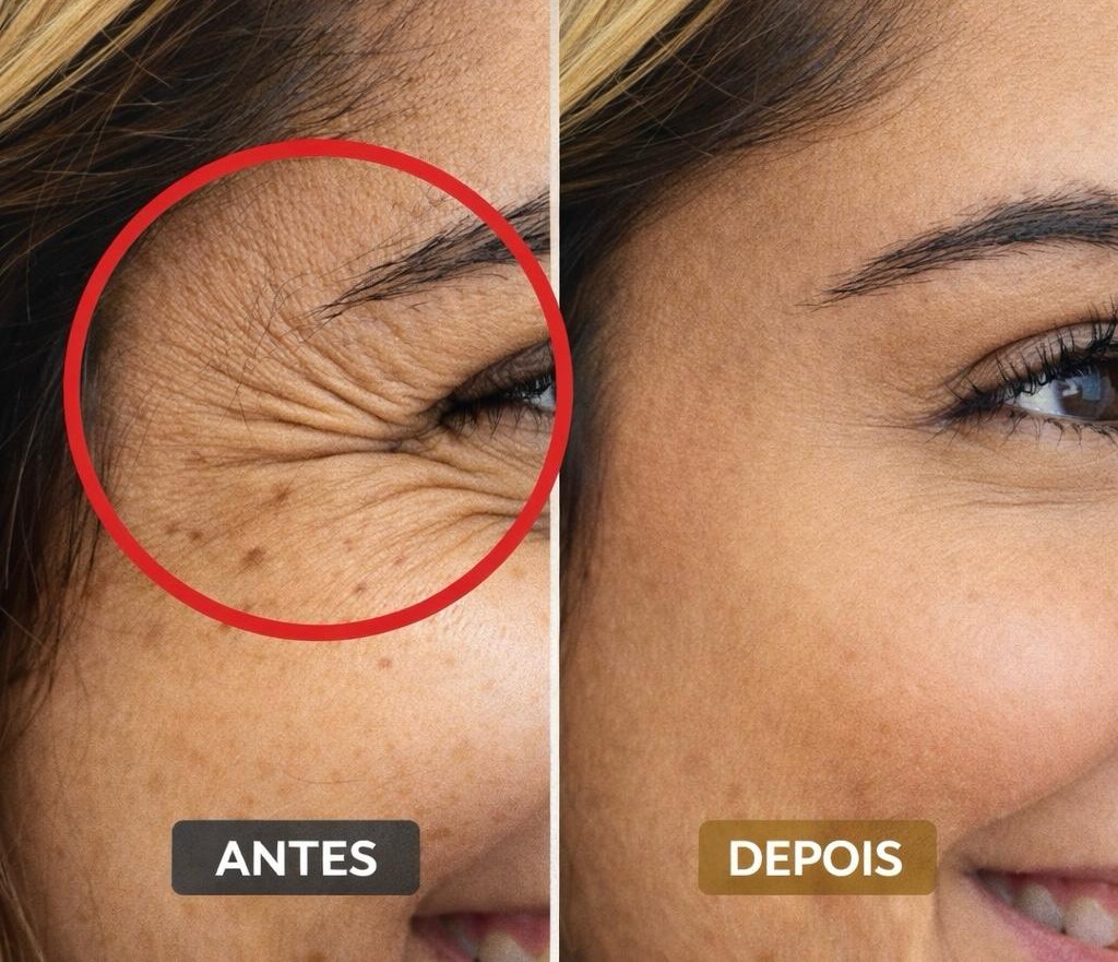 Antes e depois Botox — pés de galinha — Vip Estetic Fortaleza