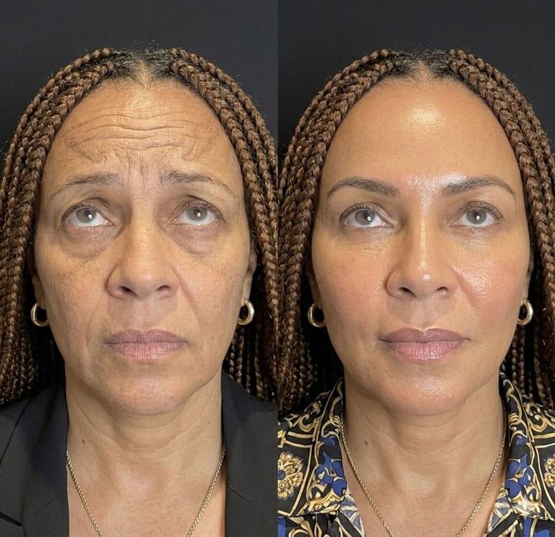 Antes do botox — paciente 1